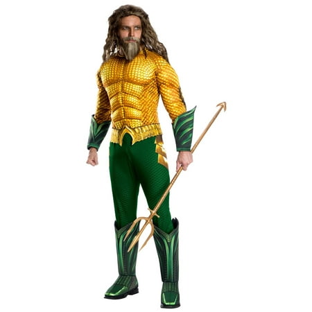 Halloween Aquaman Movie Adult Deluxe Aquaman Adult Costume