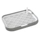 thumbnail image 2 of Soporte para almohadilla de entrenamiento para perros, bandeja de arena antisalpicaduras con rejillas de malla. Gris, 2 of 9