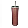 thumbnail image 1 of Termo Nuvo Regalos Siglo XXI Doble pared insulado Rosa y Morado Glitter, 1 of 4