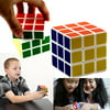 3 X 3 Classic Puzzle Cube Toy - Standard 6 Color Brain Teaser Puzzle - 2 1/4 Inches - By Dazzling Toys