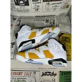thumbnail image 3 of Ni - ke Ni - ke Air Jordan 6 Yellow Ochre Retro GS 2024 384665-170 Size 5.5Y Women Size 7, 3 of 5