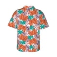 thumbnail image 3 of Daiia Hawaiian Style Hawaiian Shirt for Men Gentle Cotton Regular Short Sleeve Casual-Medium, 3 of 9