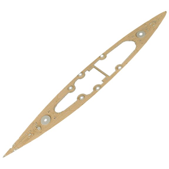 Kit de Actualización de Cubierta de Madera Sin Pintar, Repuesto para Barco de La a Escala 1:200 03702, para Proyecto de Construcción de Modelos