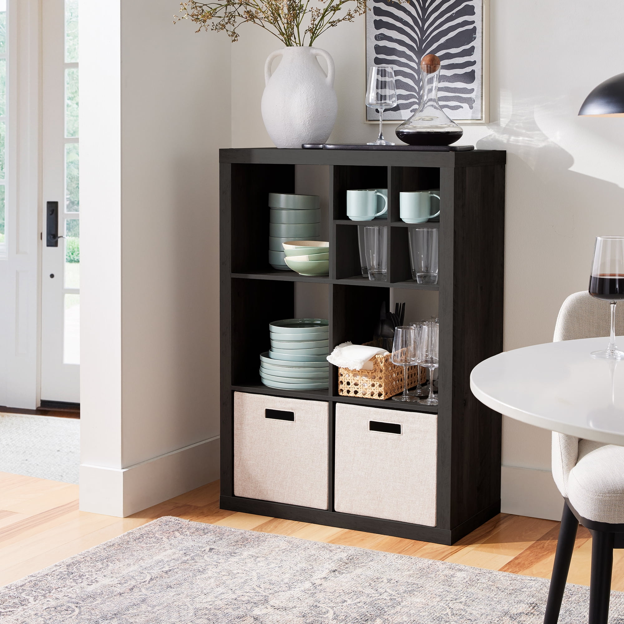 Better Homes & Gardens 6 Cube Storage Organizer, Charcoal
