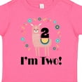 thumbnail image 4 of Inktastic 2nd Birthday Llama for Girl Girls Toddler T-Shirt, 4 of 5