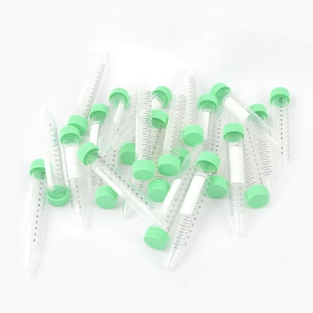 Unique Bargains 25pcs Lab Sample Preparation Tubing Holder Centrifuge Tubes Clear 0.5oz