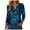 Blue, variant on UngA T-Shirts for Women Women Blouses Dressy Casual V Neck Long Sleeve Shirts Fall Outfits Trendy Vacation Clothes Blue,S