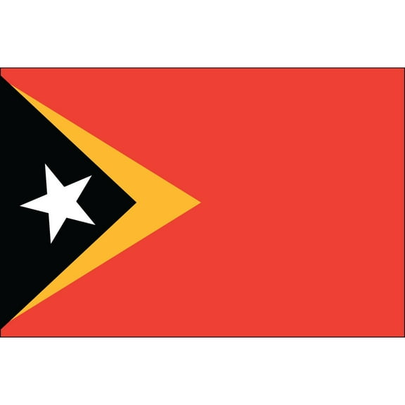 East Timor 2' x 3' Indoor Polyester Flag