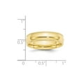 thumbnail image 2 of Solid 10k Yellow Gold 6mm Milgrain Comfort Fit Wedding Band Ring Size 6.5, 2 of 3
