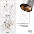 thumbnail image 5 of Salt Pepper Grinder 2 Pack Mills Set Brushed Stainless Steel Battery Powered, 5 of 5