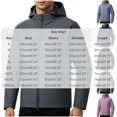 thumbnail image 3 of IROINNID Mens Full Zip Hooded Jacket Windproof Water Resistant Fleece Lined Outdoor Coat Long Sleeve Solid Color Casual Lightweight Winter Outerwear for Daily Commute, 3 of 5