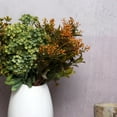 thumbnail image 5 of Artificial Fall Flowers Mums Outdoor - 6 Bundles Fake Plants No Fade Faux Plastic Greenery Shrubs for Home Indoor Kitchen Garden Porch Patio Decoration Thanksgiving Wedding Party Fireplace(Type A), 5 of 5