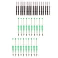 thumbnail image 3 of 20x bolígrafo con cuentas con 50 recargas, bolígrafos para manualidades, bolígrafo de escritura novedoso, 50 recargas para suministros de regalos para Verde, 3 of 7