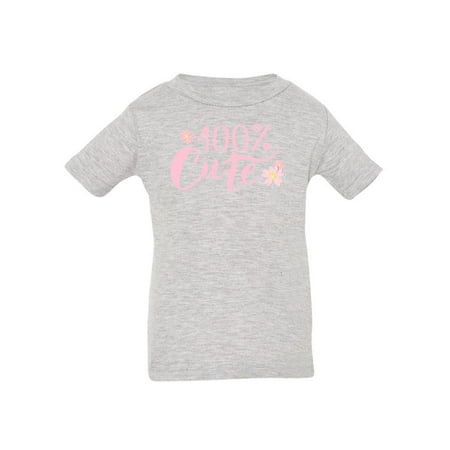 

Cute 100 Percent T-Shirt Infant -Image by Shutterstock 6 Months