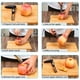 thumbnail image 4 of Herramienta para quitar el corazón de manzana de alta calidad: fácil de usar y limpiar, núcleo de manzana resistente con punta dentada, núcleo de acero inoxidable para manzanas y peras, una sola fruta (rojo) ER, 4 of 5