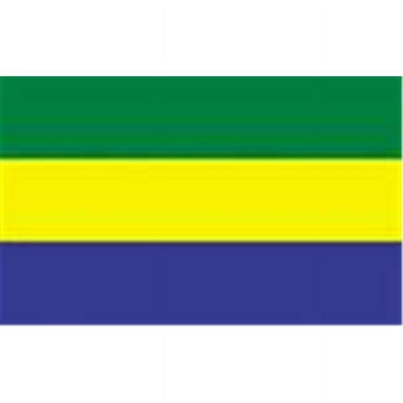 2 ft. X 3 ft. Nyl-Glo Gabon Flag