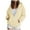 Light Yellow, variant on TTUHYWXI Womens Zip Up Hoodies Oversized Lightweight Comfy Cropped Sweatshirts with Pockets for Casual Everyday & Athletic Streetwear (Light Blue, L)