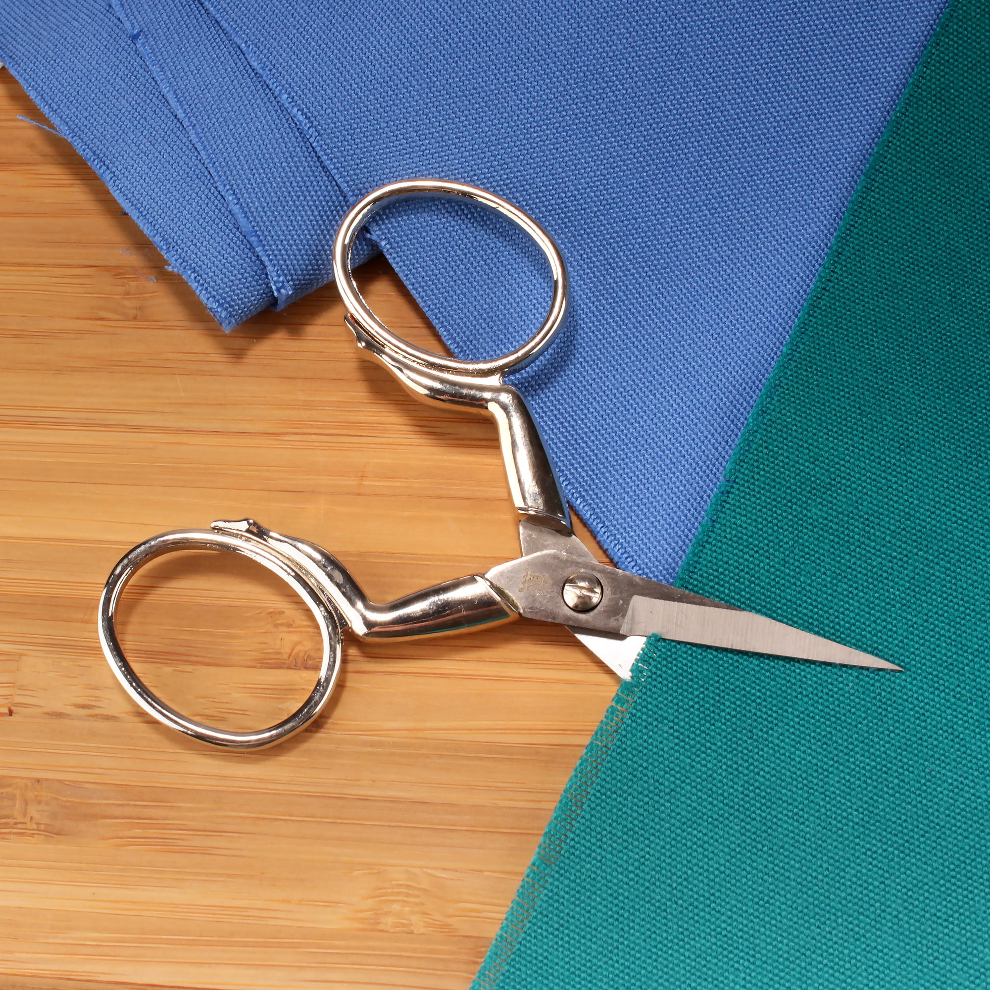 JubileeYarn Leg Shaped Cast Embroidery Craft Scissors - Silver - 10 Pairs
