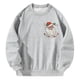 thumbnail image 4 of Sudadera para mujer con cuello redondo, ropa deportiva, jersey, camisetas de manga larga para desplazamientos, camping, oficina, otoño e invierno , SG, 4 of 8