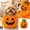 Y2-M, variant on Halloween Funny Pumpkin Dog Cat Costume pumpkin dog costume halloween costumes for dogs plush jack o lantern style pet clothes for puppy cat halloween festival dress up,L