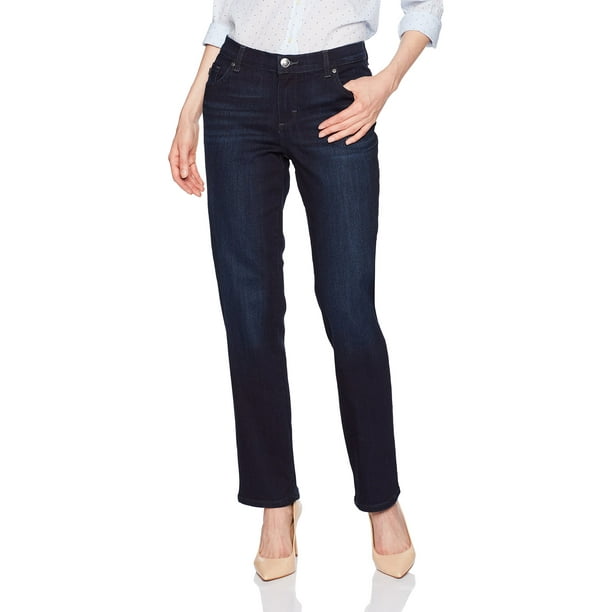 Lee - Lee Womens Relaxed Fit Straight Leg Stretch Jeans - Walmart.com ...