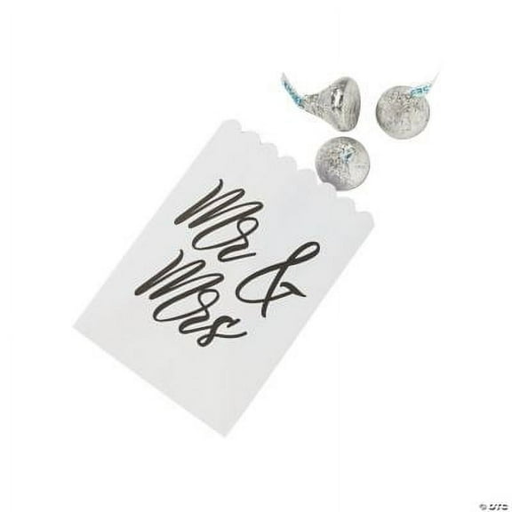 Mini Mr & Mrs Treat Bags, Wedding, Party Supplies, 50 Pieces