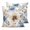 Oatmeal, variant on 18x18 Pillow Covers Set of 2, Blue Brown Spring Floral Throw Pillow Covers Decorative Couch Cushion Case, Summer Botanical Watercolor Microfiber Square Pillowcases for Bedroom Car Living Room