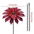 thumbnail image 3 of Metal Flower Garden Stake Outdoor Decor with Rust-Resistant Finish for Gardens, Lawns, Patios, and Courtyard Entryways, 3 of 7