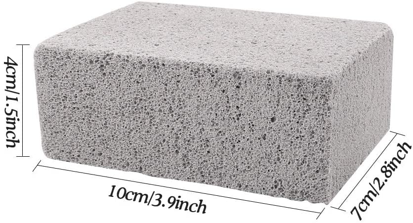 8 Pack Grill Griddle Cleaning Brick Block Pumice Stones for Removing BBQ Grills 