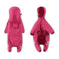 thumbnail image 2 of Pink Four-Legged Pet Raincoats with Hoods, Reflective Waterproof Dog Rain Jackets, Adjustable & Easy on/off Outdoor Canine Outerwear for Daily Walks, Hikes and Emergency Storm, 2 of 5
