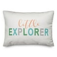 thumbnail image 2 of Creative Products Little Explorer 14x20 Spun Poly Pillow, 2 of 3