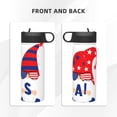 thumbnail image 3 of Bingfone 4th of July Gnomes Print 18oz Sports Insulated Kettle With Straw, Leakproof & BPA Free, Drinking Sports Water Bottle for Fitness, Gym & Outdoor, 3 of 8