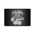 thumbnail image 2 of Eat Sleep Game Repeat Gamer Console Rugs Doormat, Non-Slip Machine Washable Carpets Floor Door Mat , 36" x 24", 2 of 7