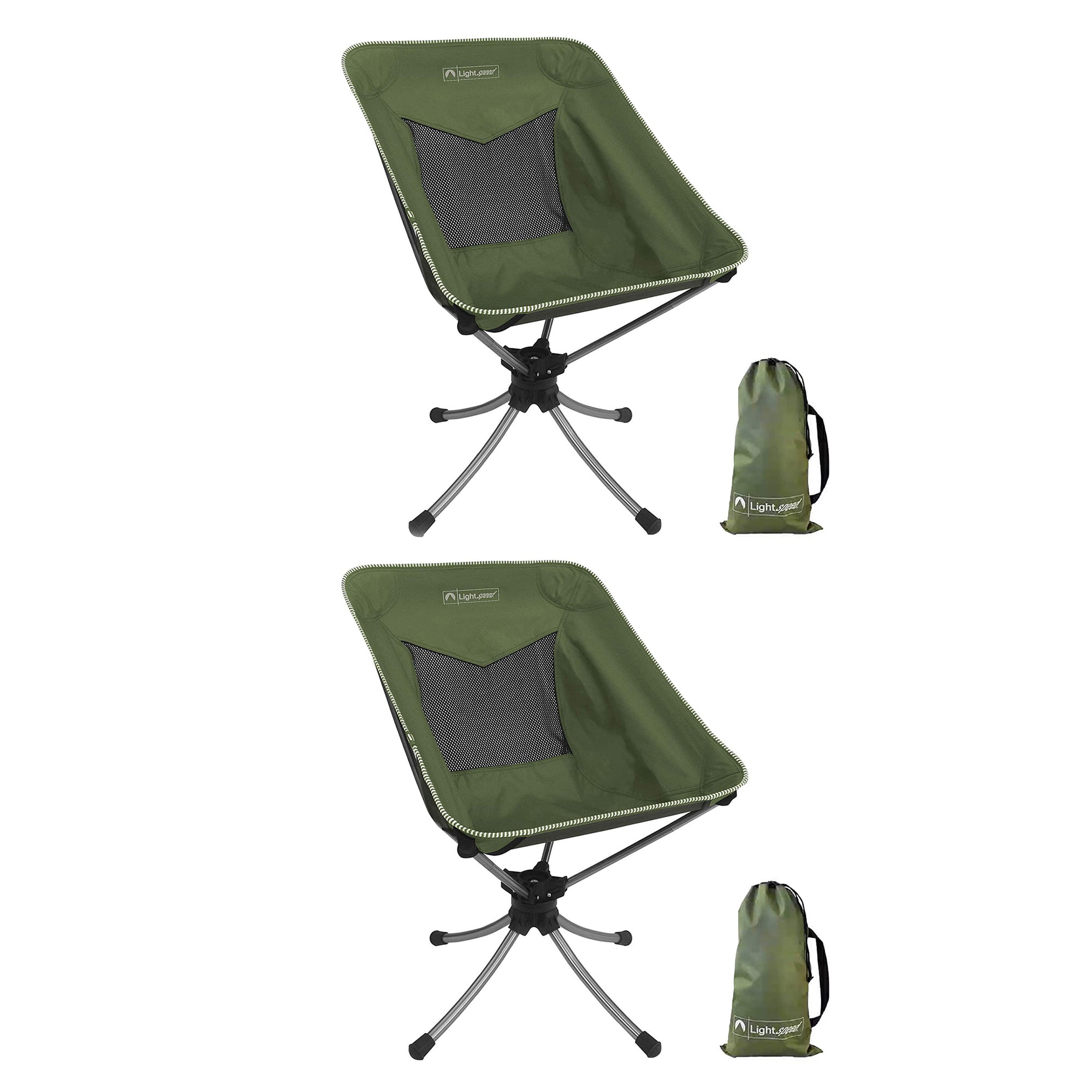 GCI Outdoor 360-Degree Swivel Portable Camping Stool 