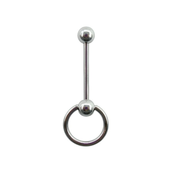 DESIGNICE Belly Button Ring,Stainless Steel Piercing Jewelry,10g Dangle Belly Button Rings