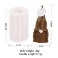 thumbnail image 3 of Molde de silicona para velas con forma de pino giratorio geométrico 3D, suministros para hacer velas de árbol de Navidad, molde de resina para jabón, regalos, manualidades, decoración del hogar, 3 of 5