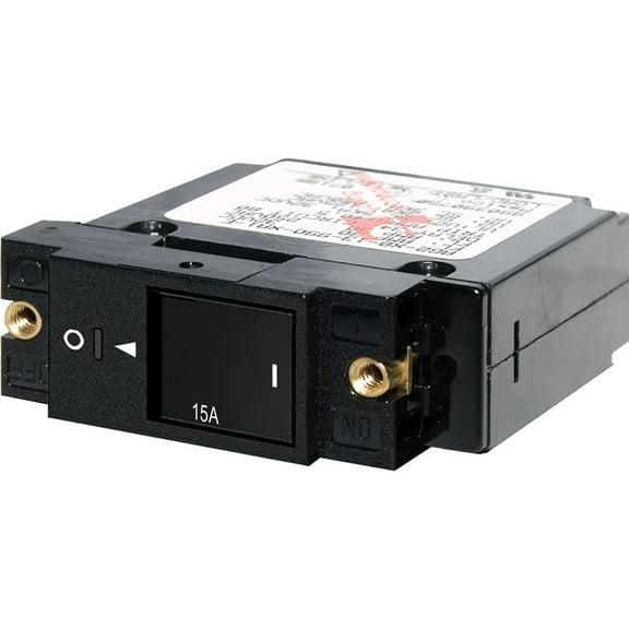 Blue Sea 7428 Single Pole Small Case 2" Slot Reset Rocker Circuit Brea... [7428]