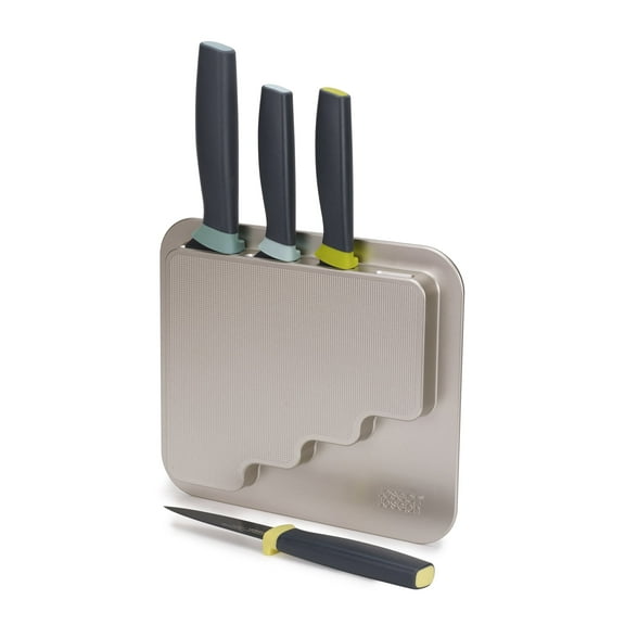 Joseph Joseph DoorStore 5-Piece Elevate Set with 3M Adhesive Wall and Cabinet Door Mount - Silver