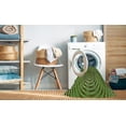 thumbnail image 2 of Ahgly Tapis Rond Lavable en Machine Intérieur Transitionnel Vert Pois, 4 Pieds Rond, 2 of 7