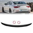 thumbnail image 3 of Tail Wing, ABS Glossy Black Reduce Drag Car Rear Trunk Spoiler  For Car Adaptations, 3 of 8