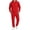 #3-Red-B0715C, variant on Hearthz Mens Sweat Suits 2 Piece Set Drawstring Elastic Sweatshirt and Joggers Set Solid Color Athletic Sweatsuits for Men Dark Green M