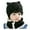 Black, variant on Crochet Earflap Hats Baby Boy Girl Winter Hat Cat Beanie Hat with Scarf Lined Knitted Cap
