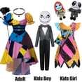 thumbnail image 2 of Disfraz de Sally y Jack de Pesadilla antes de Navidad para madre e hija, disfraz de Halloween, disfraces familiares, 2 of 4