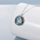 thumbnail image 2 of Collares de árbol de la vida para mujer, plata de ley 925, collar de árbol genealógico celta con cristal circular, cumpleaños, Navidad, aniversario, joyería, regalos para mujeres, niñas, hijas JM, 2 of 5