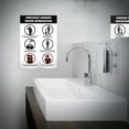 thumbnail image 2 of Avery "Prevent Germs from Spreading" Preprinted Surface Safe Wall Decals, 7" x 10", 5 Removable Decals (83174), 2 of 9