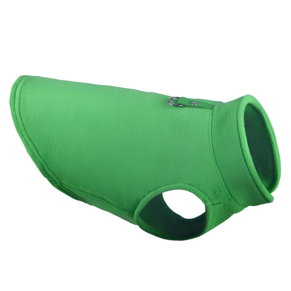 TELOLY 1Pcs Dog Winter Coat,Polyester Puppy Clothes,Dog Sweaters for Small Dogs Girl,Green,M