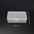 thumbnail image 2 of Uxcell 95x65x25mm Plastic Rectangular Clear Storage Container Box with Lid, 12 Pack, 2 of 5