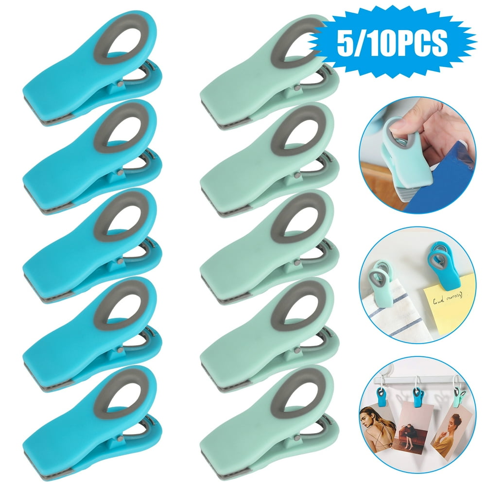 TSV 10/5Pcs Bag Clips, Refrigerator Bag Clips with