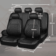 thumbnail image 3 of Conjunto De Fundas Bloosom Para Asientos Automovil, Negro, 3 of 5