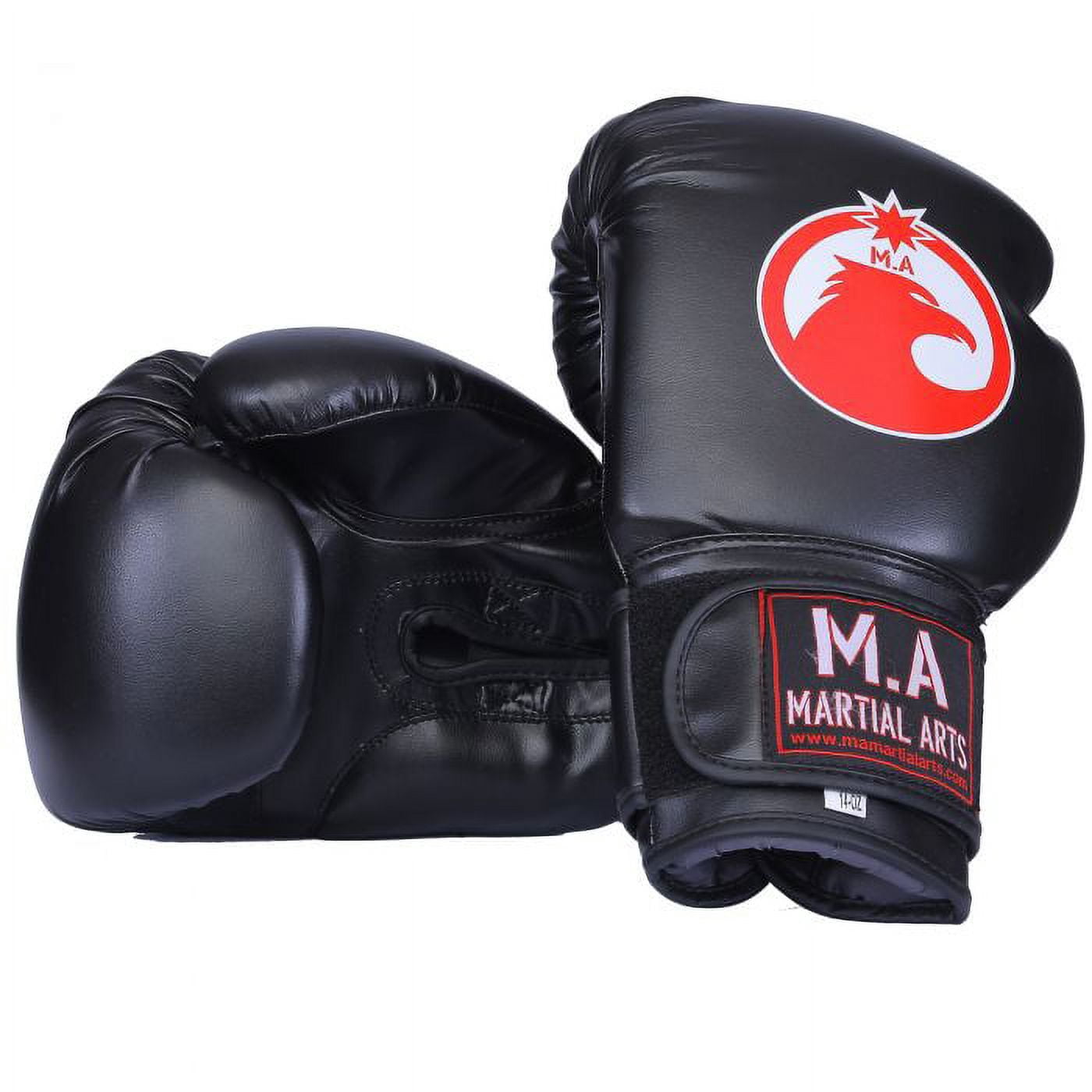 MA Boxing Gloves Black-16 oz